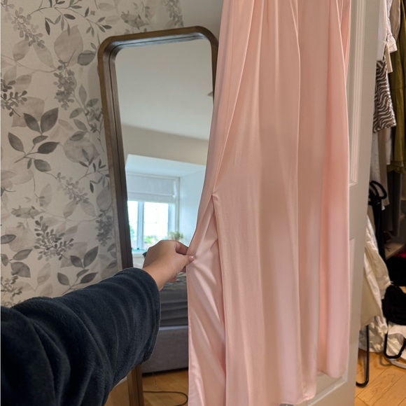 Superdown Pink Ruched Maxi Dress - Picture 3 of 4